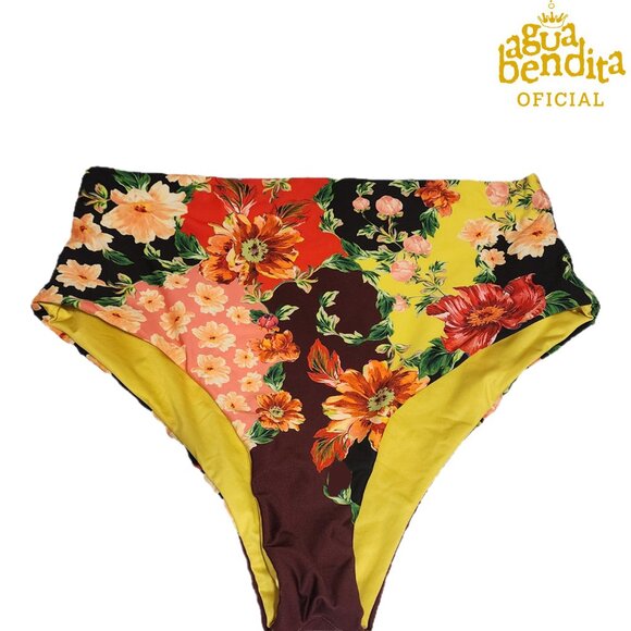 Agua Bendita Thyra-Alicia Bikini NWOT Floral Large - Picture 1 of 8